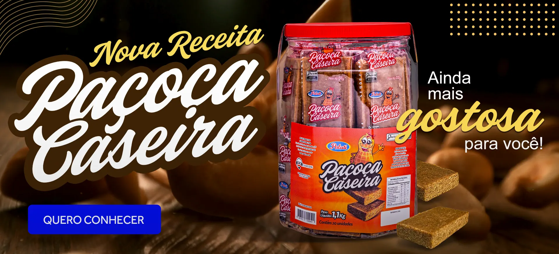 Paçoca Caseira Paluti